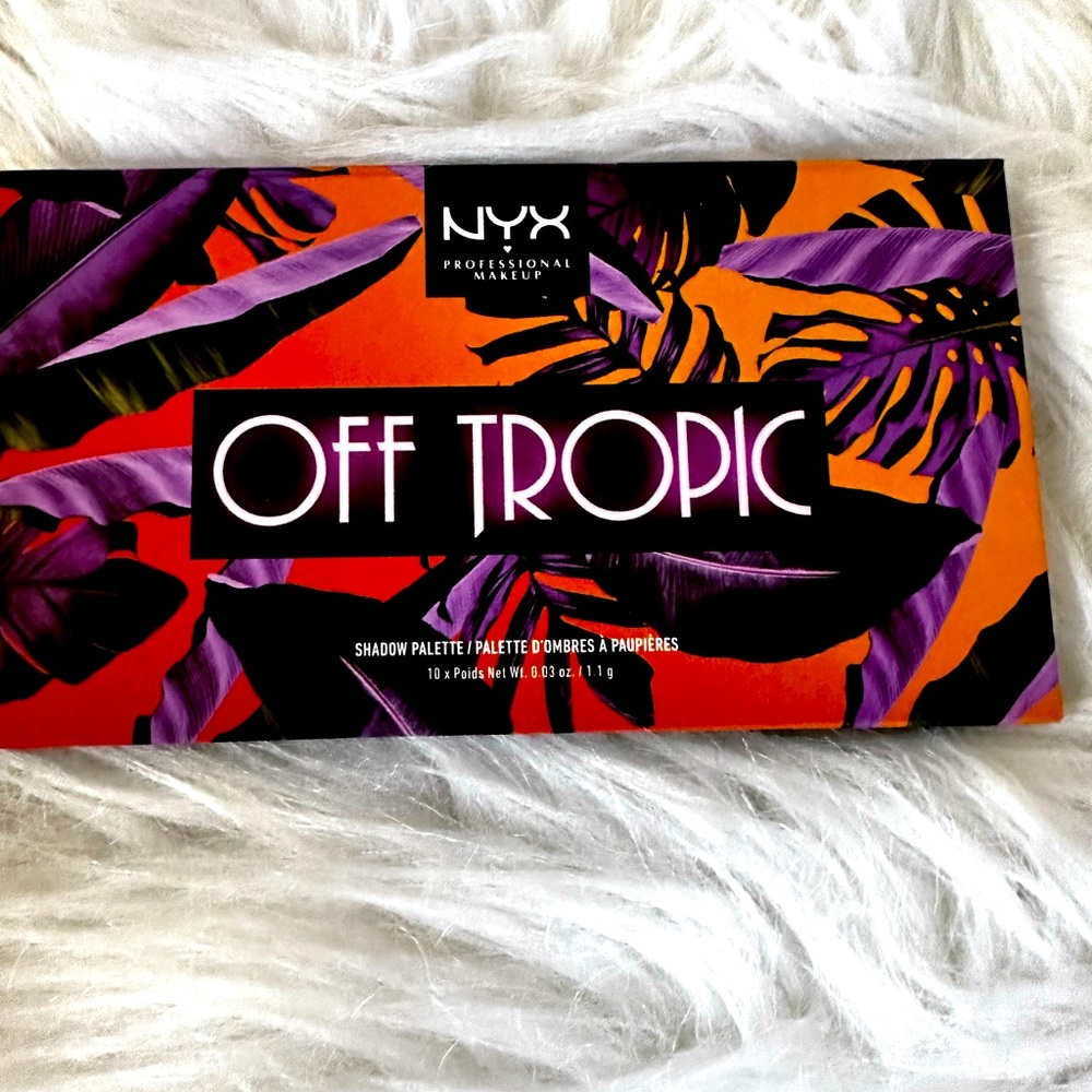 NIB NYX Off Tropic Eyeshadow‎ Palette - Vibrant Collection